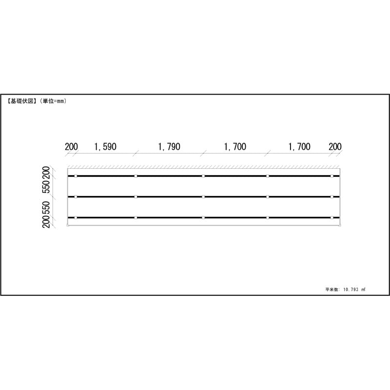 LIXIL リクシル 人工木ウッドデッキ 樹ら楽 プレーンタイプ 4.0間（7250mm） × 5尺（1528mm） 幕板Bセット 束柱Aタイプ（固定） 標準束柱（550mm） 