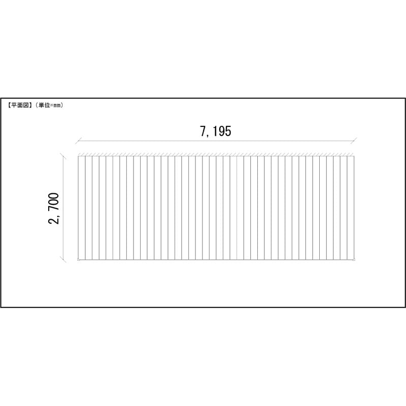 LIXIL リクシル 人工木ウッドデッキ 樹ら楽 プレーンタイプ 4.0間（7250mm） × 9尺（2728mm） 幕板Bセット 束柱Aタイプ（固定） 標準束柱（550mm） 