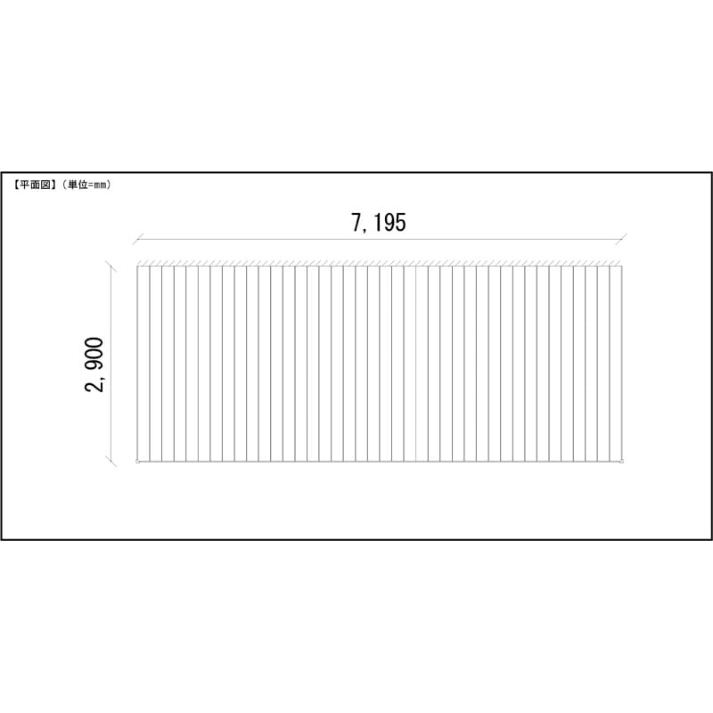 LIXIL リクシル 人工木ウッドデッキ 樹ら楽 プレーンタイプ 4.0間（7250mm） × 10尺（2928mm） 幕板Bセット 束柱Aタイプ（固定） 標準束柱（550mm） 