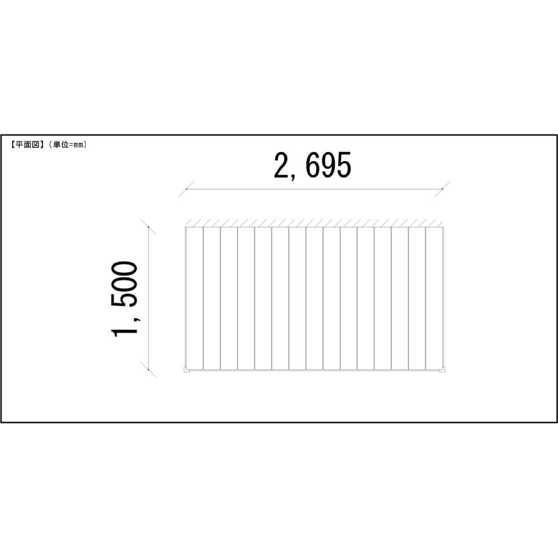 LIXIL リクシル 人工木ウッドデッキ 樹ら楽 プレーンタイプ 1.5間（2750mm） × 5尺（1528mm） 幕板Bセット 束柱Aタイプ（固定） ロング束柱（1000mm） 