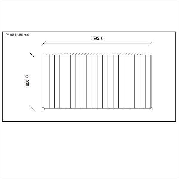 リクシル 樹ら楽ステージ 束柱Bセット(調整束・標準束柱) 幕板