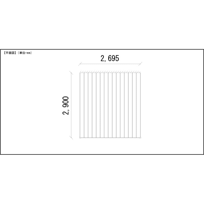 LIXIL リクシル 人工木ウッドデッキ 樹ら楽 プレーンタイプ 1.5間（2750mm） × 10尺（2928mm） 幕板Bセット 束柱Aタイプ（固定） ロング束柱（1000mm） 