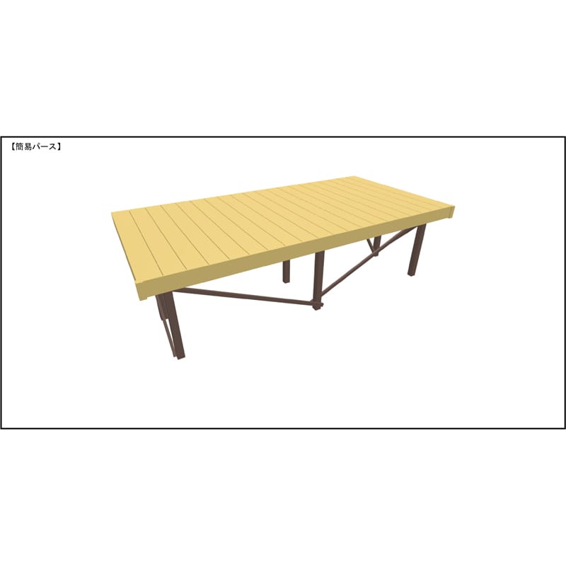 LIXIL リクシル 人工木ウッドデッキ 樹ら楽 プレーンタイプ 2.0間（3650mm） × 6尺（1828mm） 幕板Bセット 束柱Aタイプ（固定） ロング束柱（1000mm） 