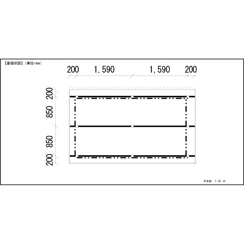 LIXIL リクシル 人工木ウッドデッキ 樹ら楽 プレーンタイプ 2.0間（3650mm） × 7尺（2128mm） 幕板Bセット 束柱Aタイプ（固定） ロング束柱（1000mm） 
