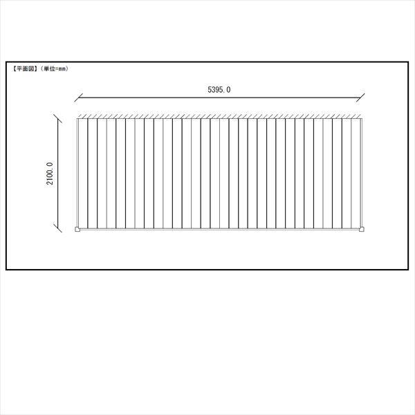 リクシル 樹ら楽ステージ 束柱Bセット(調整束・標準束柱) 幕板A仕様 3間×7尺 『ウッドデッキ diy キット 樹脂 人工木』 