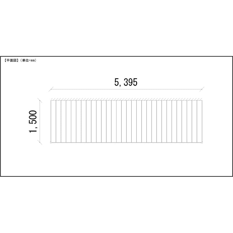 LIXIL リクシル 人工木ウッドデッキ 樹ら楽 プレーンタイプ 3.0間（5450mm） × 5尺（1528mm） 幕板Bセット 束柱Aタイプ（固定） ロング束柱（1000mm） 