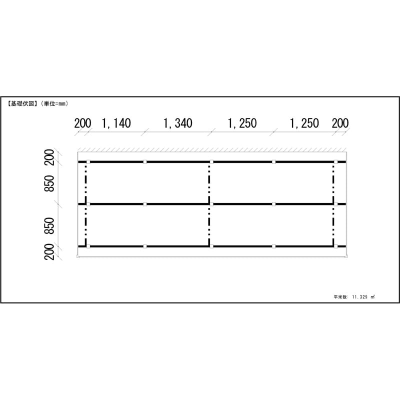 LIXIL リクシル 人工木ウッドデッキ 樹ら楽 プレーンタイプ 3.0間（5450mm） × 7尺（2128mm） 幕板Bセット 束柱Aタイプ（固定） ロング束柱（1000mm） 