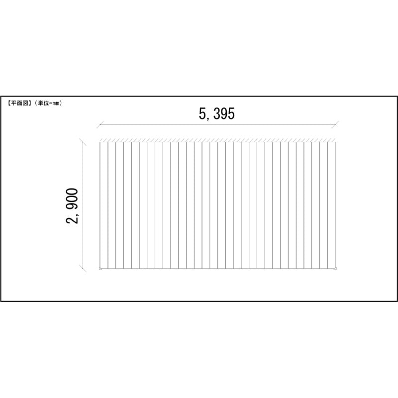 LIXIL リクシル 人工木ウッドデッキ 樹ら楽 プレーンタイプ 3.0間（5450mm） × 10尺（2928mm） 幕板Bセット 束柱Aタイプ（固定） ロング束柱（1000mm） 