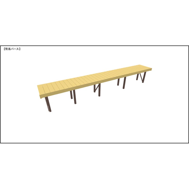 LIXIL リクシル 人工木ウッドデッキ 樹ら楽 プレーンタイプ 3.5間（6350mm） × 3尺（928mm） 幕板Bセット 束柱Aタイプ（固定） ロング束柱（1000mm） 