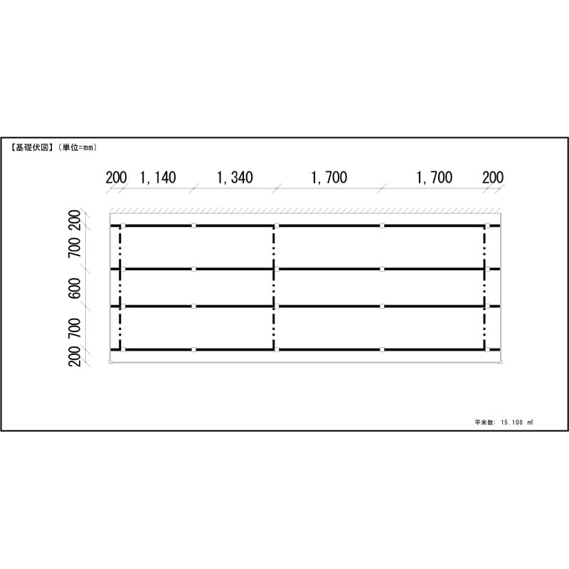 LIXIL リクシル 人工木ウッドデッキ 樹ら楽 プレーンタイプ 3.5間（6350mm） × 8尺（2428mm） 幕板Bセット 束柱Aタイプ（固定） ロング束柱（1000mm） 
