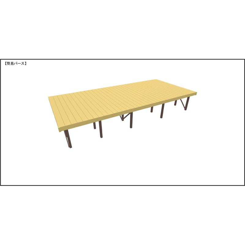 LIXIL リクシル 人工木ウッドデッキ 樹ら楽 プレーンタイプ 3.5間（6350mm） × 10尺（2928mm） 幕板Bセット 束柱Aタイプ（固定） ロング束柱（1000mm） 