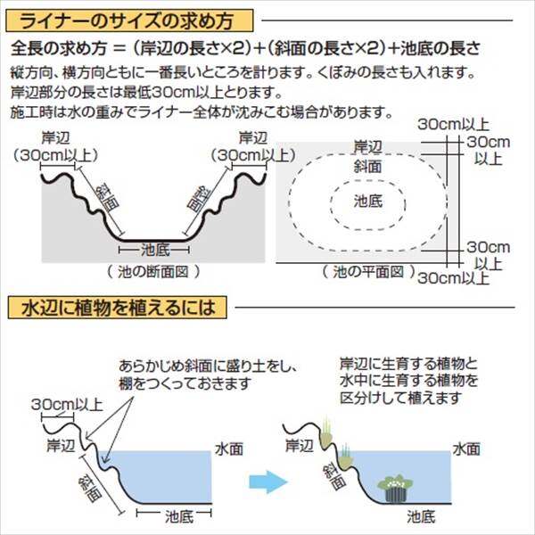 タカショー ウォーターガーデン ライナーシリーズ プールライナー PL-5 『ガーデニングDIY部材』 