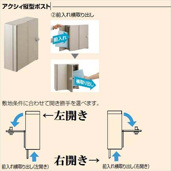 新品、本物、当店在庫だから安心】 リクシル ファンクションユニット アクシィ2型 組み合わせ例19-1 表札はネームシールとなります 機能門柱 機能ポール 