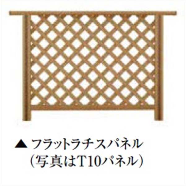 リクシル 樹ら楽ステージ デッキフェンス W1200パネル部材 パネル面材 フラットラチスパネル T10 『リクシル』 『ウッドデッキ 人工木 フェンス』 