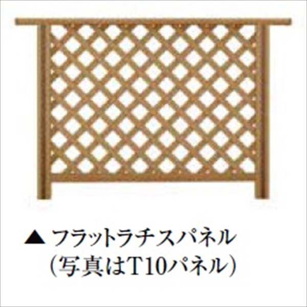 リクシル 樹ら楽ステージ デッキフェンス W1200パネル部材 パネル面材 フラットラチスパネル T12 『リクシル』 『ウッドデッキ 人工木 フェンス』 