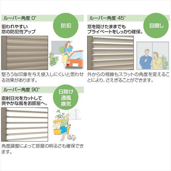 三協アルミ　エコ面格子2　目隠し可動ルーバー　幅1560mm×高さ675mm　方立付 