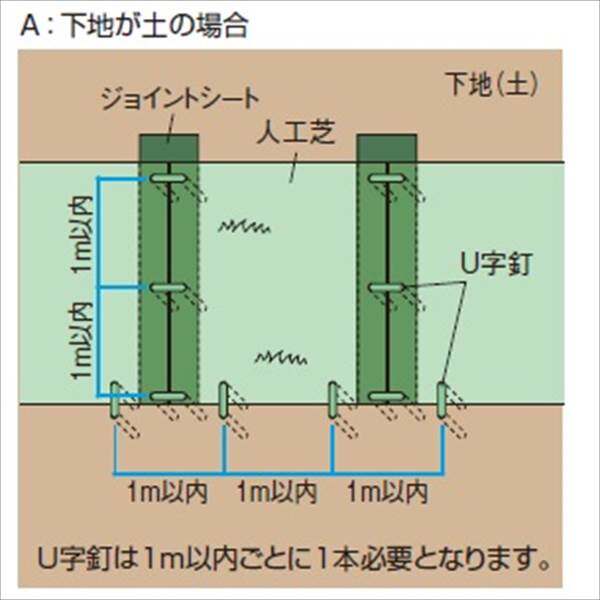 タカショー　透水性人工芝　プラッシュタイプ　W1.83×L5m　NBA-1850PL　コード：25029500 リアル 芝生 ロール 