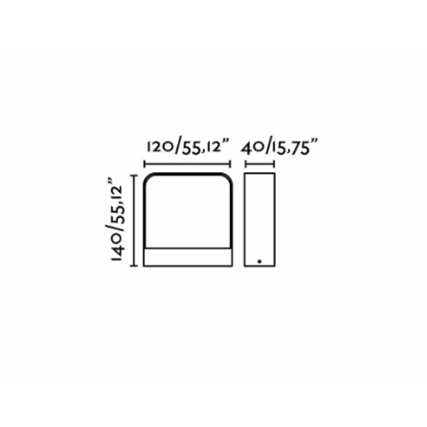 ゴーリキアイランド　AXELアクセル LED ホワイト ウォールランプ　FA71272 ホワイト