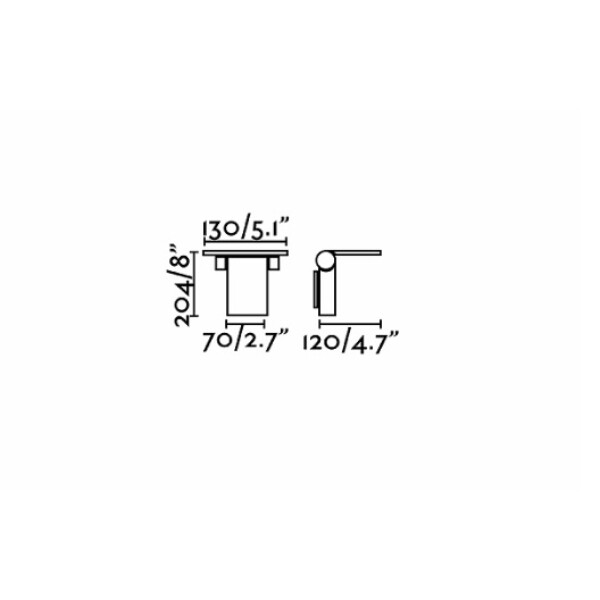 ゴーリキアイランド　WOODウッド LED ダークグレー ウォールランプ　FA74455 グレー＆ブラウン