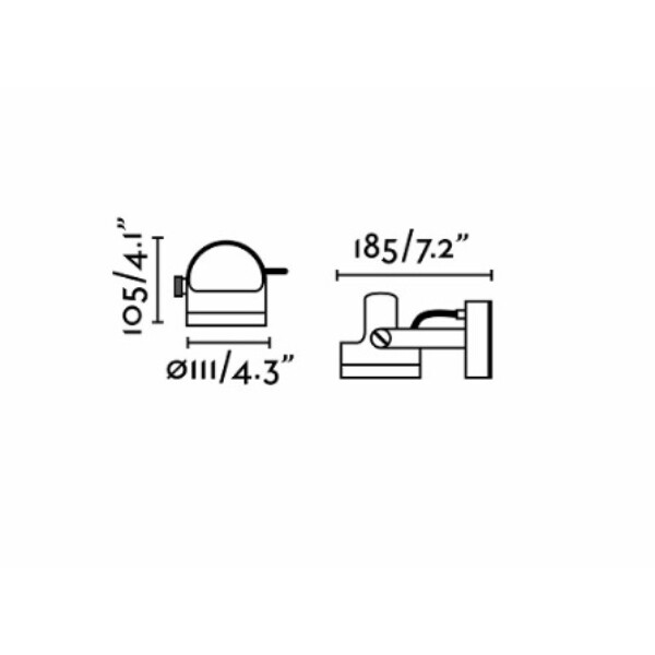 ゴーリキアイランド　ALFAアルファ LED ダークグレー プロジェクターランプ　FA70025 ダークグレー