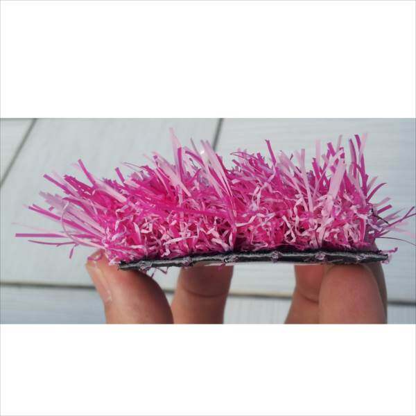 クローバーターフ カラータイプ 芝丈30mm 1ｍ×10ｍ CTPK30 『人工芝 ロール 庭 リアル 桃色』 ピンク