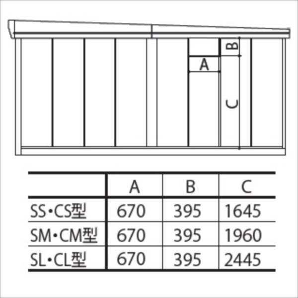 タクボガレージ　ガレージ用オプション　換気窓　SS・CS型設置後納入　＊後付け価格　VS-K-B 