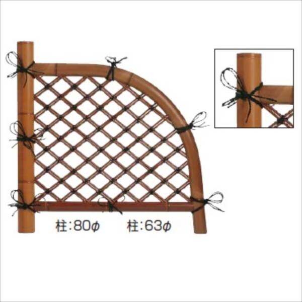 タカショー　合成竹製品　EM-05 合成すす竹光悦寺垣　4尺/ W1200×H1000　＃10023100　『竹垣フェンス　柵』 