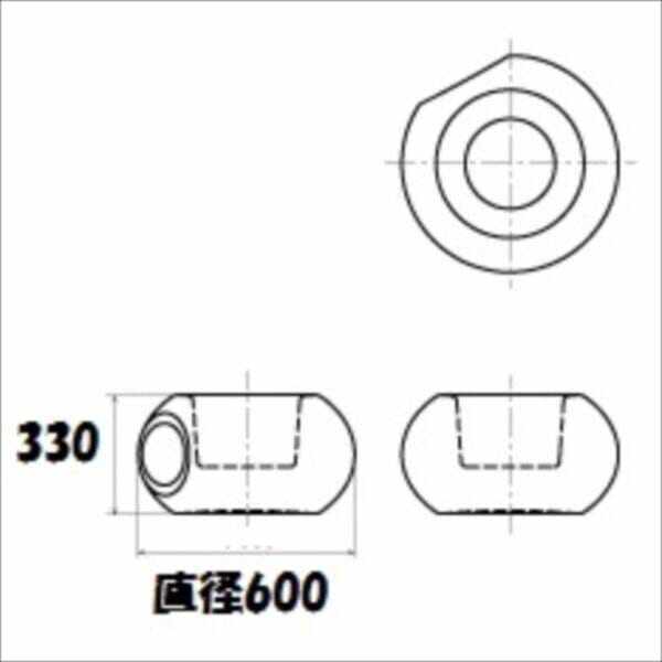 [個人宅配送不可] スイコー 回転成形型耐候ポリエチレンプランター アリエッタ Coccolo（コッコロ）＋LED 9号鉢タイプ ナチュラル＋LED