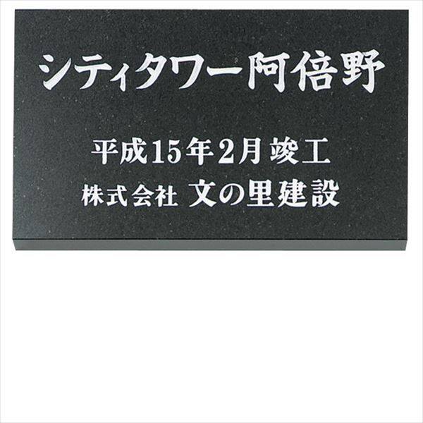 丸三タカギ 天然石・天然銘木/銘板 ミカゲ石銘板 『表札 サイン』 