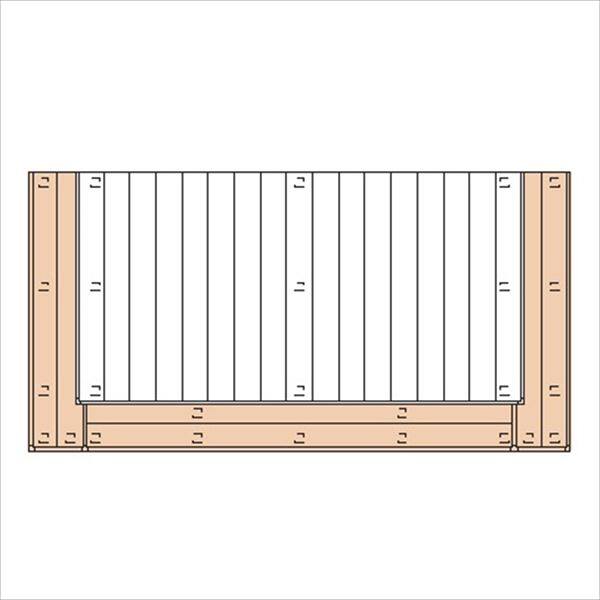 三協アルミ ひとと木2 オプション 2段デッキ（間口+出幅 「両側」) 束連結仕様 2.0間×8尺 『デッキ本体は別売です』 『ウッドデッキ 人工木』 
