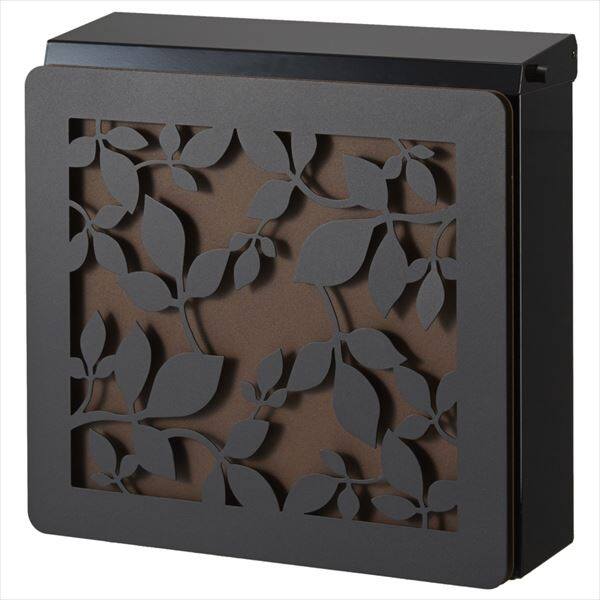 トーシン　マルカート　デュオ　パネル：ローリエ　『アンティークで美しい、立体的なデザインパネル付』　『郵便ポスト』 ブラック
