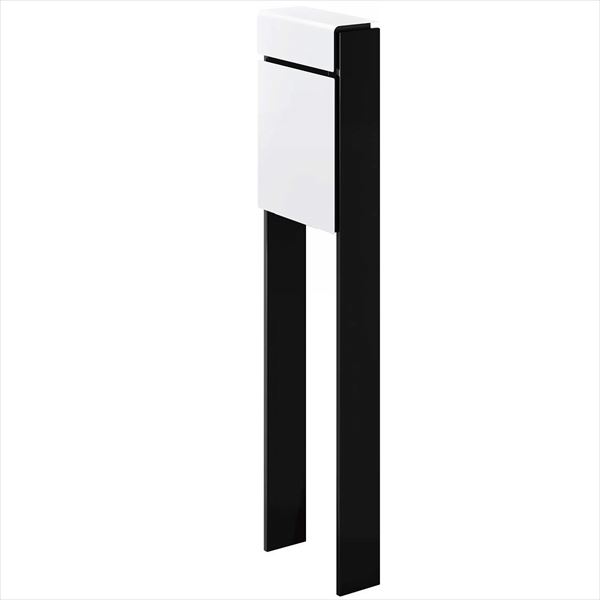 YKK フィッテ （上入れ前だし） DPB-1 『ポスト＋柱セット』 ポスト：ハイホワイト／柱：カームブラック