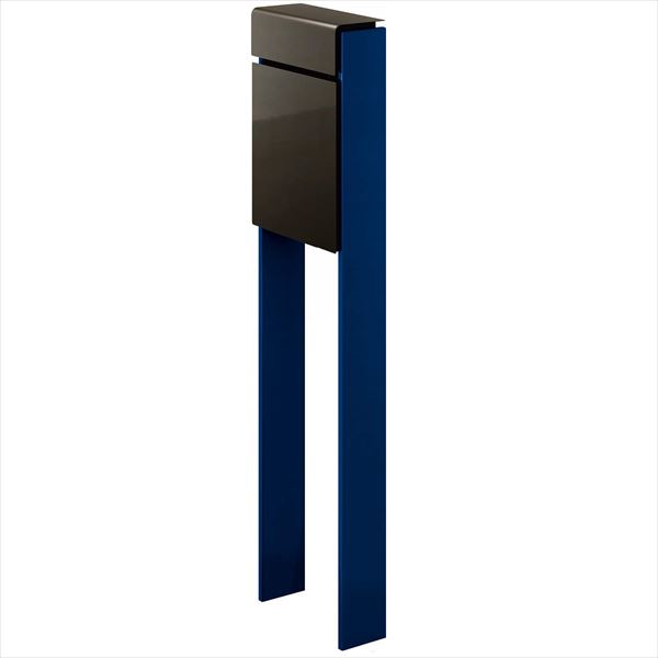 YKK フィッテ （上入れ前だし） DPB-1 『ポスト＋柱セット』 ポスト：シュペリグレイ／柱：プレシャスブルー