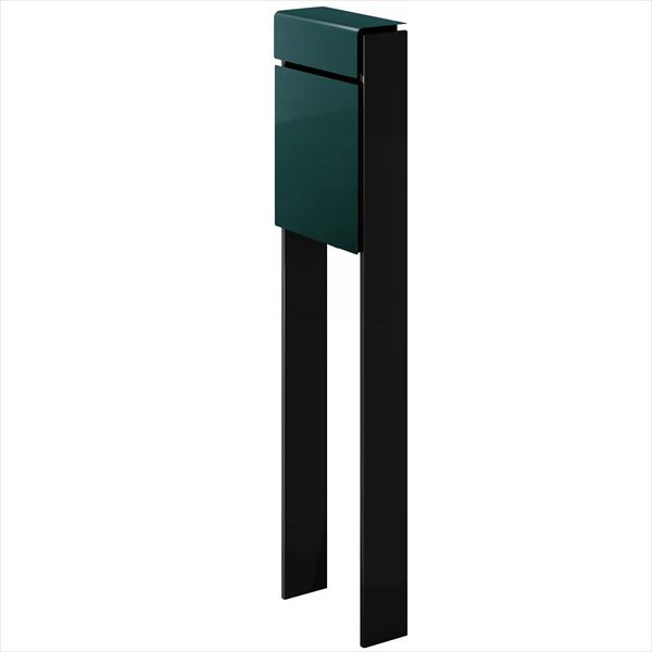 YKK フィッテ （上入れ前だし） DPB-1 『ポスト＋柱セット』 ポスト：ブリティッシュグリーン／柱：カームブラック