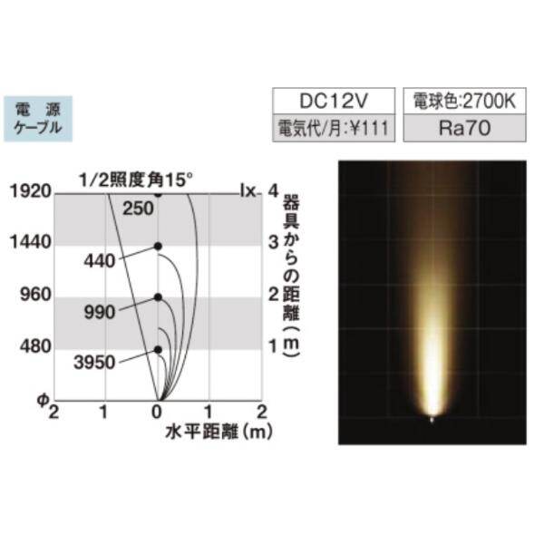 リクシル 12V 美彩 スパイクスポットライト SSP-G3型 15° LED 照度角15°8 VLK09 SC 『ローボルトライト』 『エクステリア照明 ライト』 シャイングレー