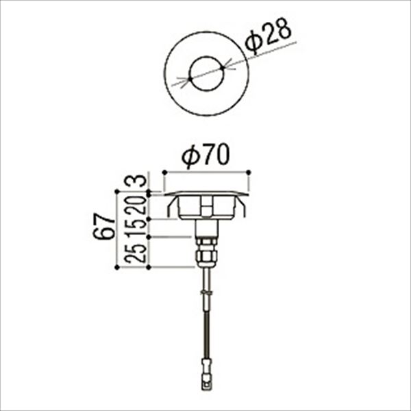 リクシル 12V 美彩 ポイントライト(埋込ベース付) DLU-1型 LED 8 VLH51 ZZ 『ローボルトライト』 『エクステリア照明 ライト』 電球色