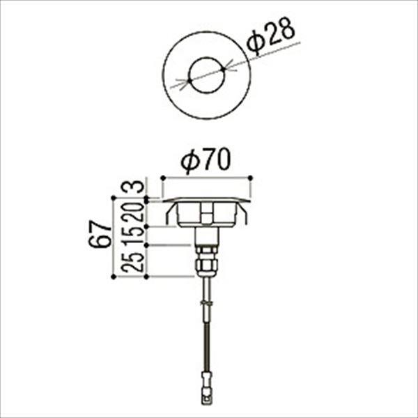 リクシル 12V 美彩 ポイントライト(埋込ベース付) DLU-1型 LED 8 VLH51 HH 『ローボルトライト』 『エクステリア照明 ライト』 白色