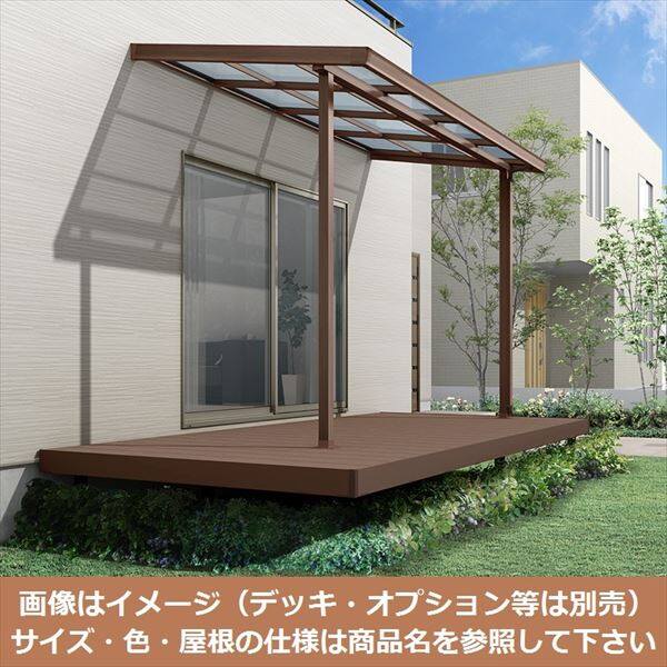 リクシル シュエット 600タイプ テラスタイプ 関東間 間口W 1間×出幅D 7尺 F型・ポリカ屋根 一般タイプ 『テラス屋根』 