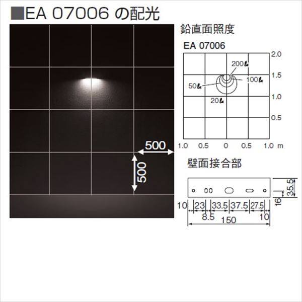 ユニソン エコルトウォールライト 12V照明 EA 07006 42 『エクステリア照明 ローボルトライト』 レザーベージュ