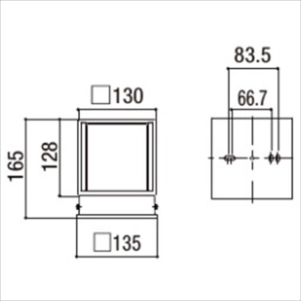リクシル LHK-3型 8 VLE04 SC シャイングレー 『エクステリア照明 LED100V ライト』 