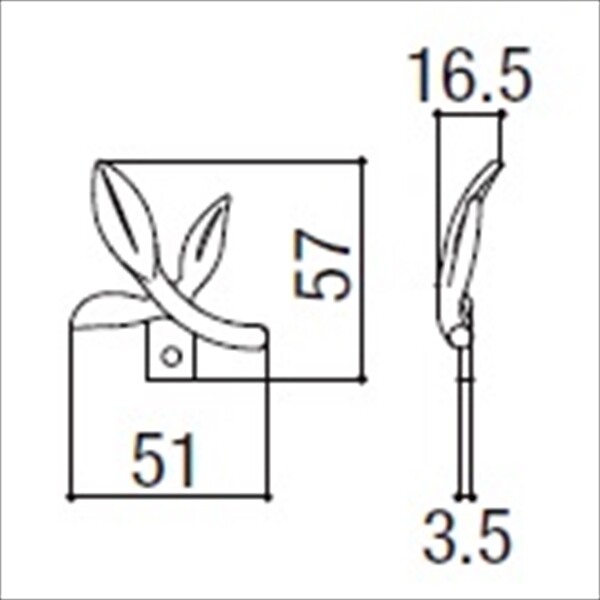 リクシル LHK-1型 飾りA型 UZB12 マイルドブラック 『エクステリア照明 LED100V ライト』 