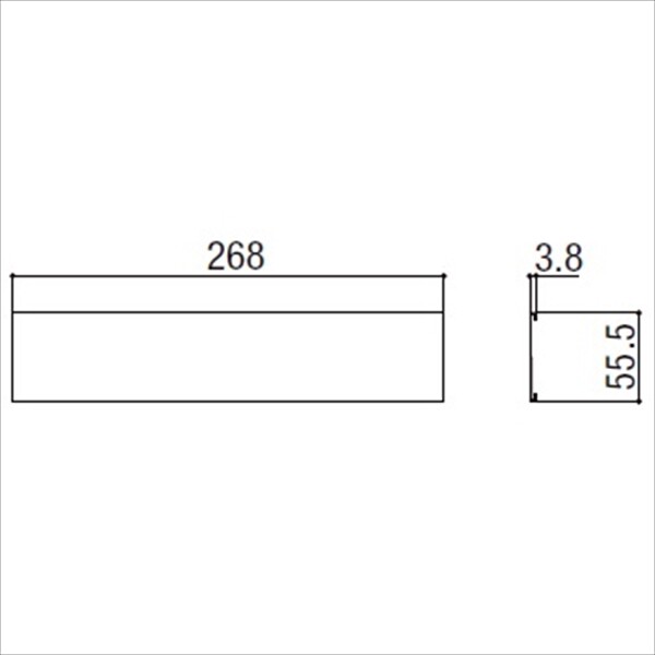 リクシル LPJ-16型化粧パネル 8 VLE65 TS シャイングレー＋柿渋 『エクステリア照明 LED100V ライト』 