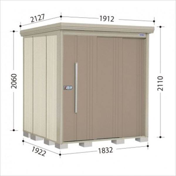 タクボ物置 Mr.ストックマン ダンディ ND-SZ1819Y 多雪型 結露減少屋根 側面棚タイプ 幅1832×奥行1922×高さ2110mm 【組立工事可能】 『 物置 屋外 収納庫 倉庫 中型 大型 自転車 タイヤ収納 おしゃれ 』 カーボンブラウン