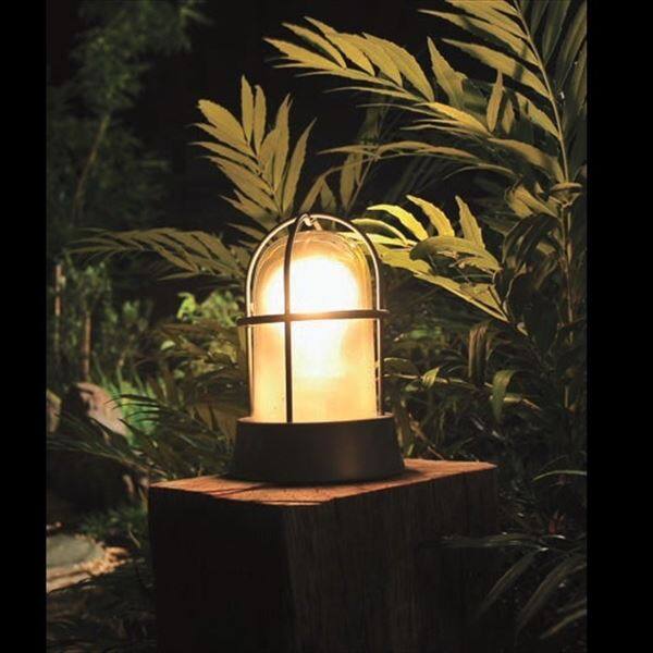 オンリーワン 真鍮製ガーデンライト BH1000 AN FR LE 古色仕上/くもりガラス/LED仕様 GI1-700136 『エクステリア照明 マリンライト』 