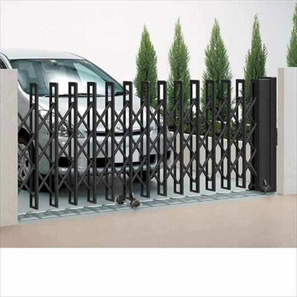 【法人様限定商品 】四国化成　クレディアコー2型　電動タイプ　425S　片開き　H12　『カーゲート　伸縮門扉』 