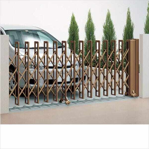 【法人様限定商品 】四国化成　クレディアコー2型　電動タイプ　425S　片開き　H12　『カーゲート　伸縮門扉』 