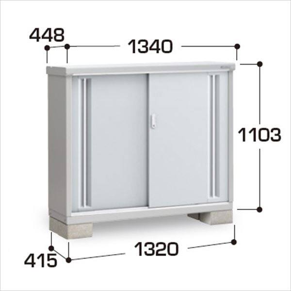 『配送は関東・東海限定』イナバ物置　MJX／シンプリー　MJX-134B PS　全面棚タイプ　 PS(プラチナシルバー)