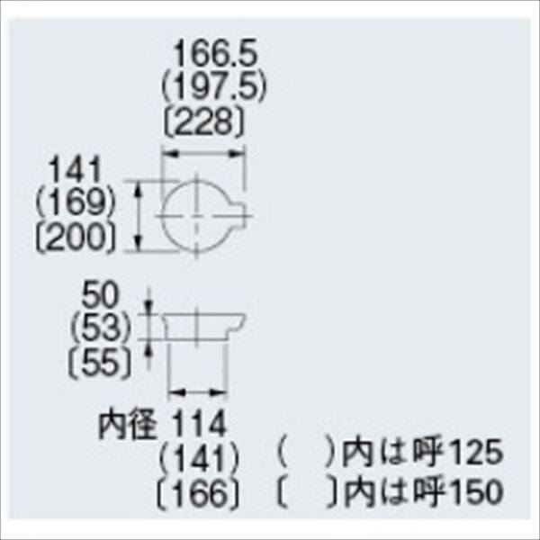 カクダイ 散水栓ボックス バルブボックス 626-300-125 