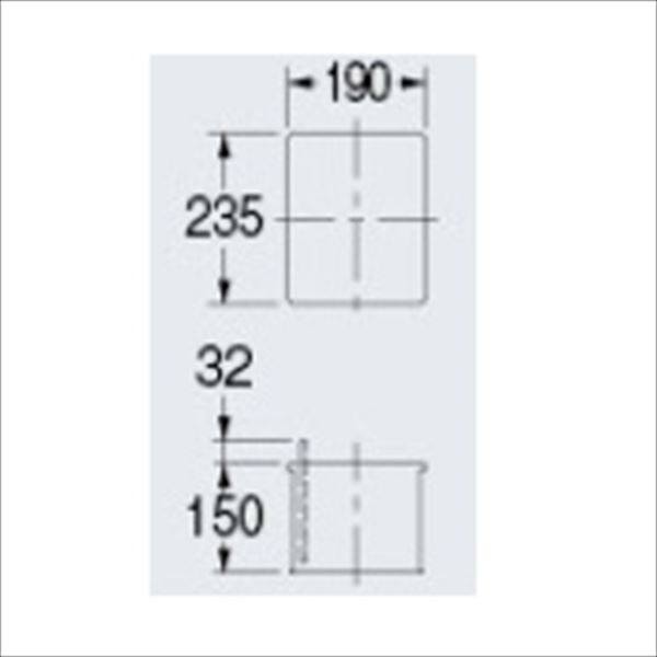 カクダイ 散水栓ボックス （フタ収納式） 626-135 