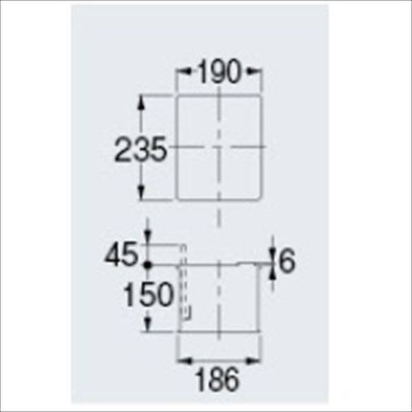 カクダイ 散水栓ボックス （フタ収納式・カギつき） 626-136 